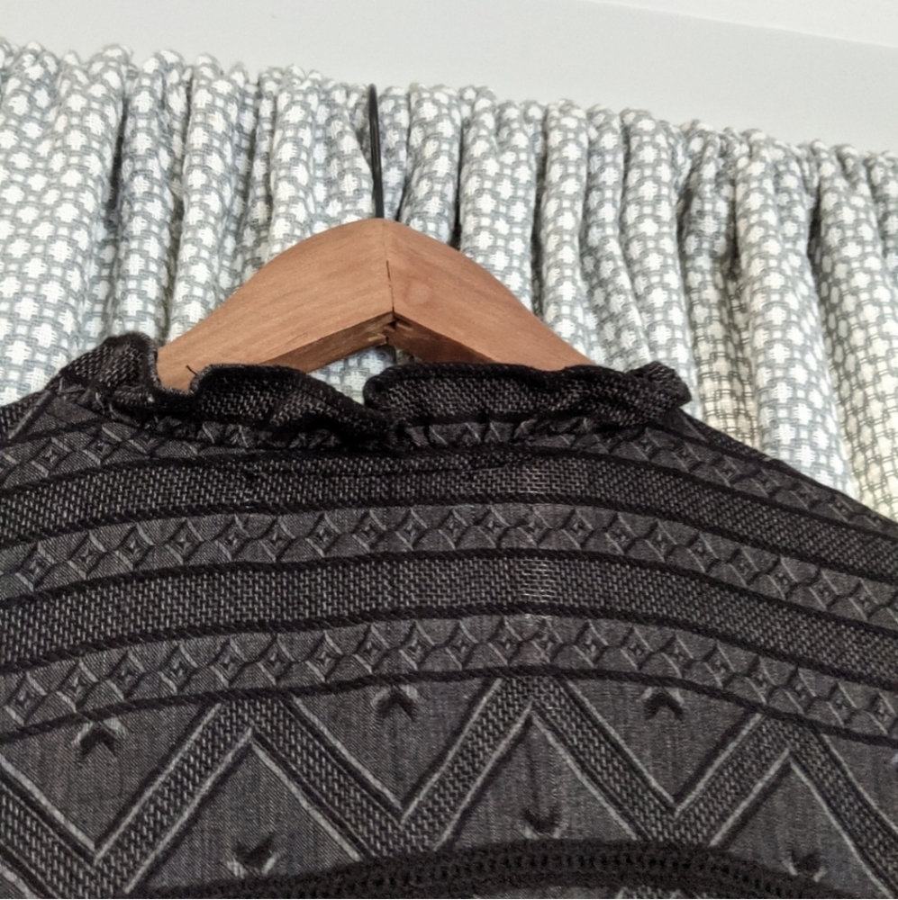 Carly Jean Los Angeles Bohemian / Western / Prairie /  Tiered Maxi Prairie Dress - Picture 9 of 16